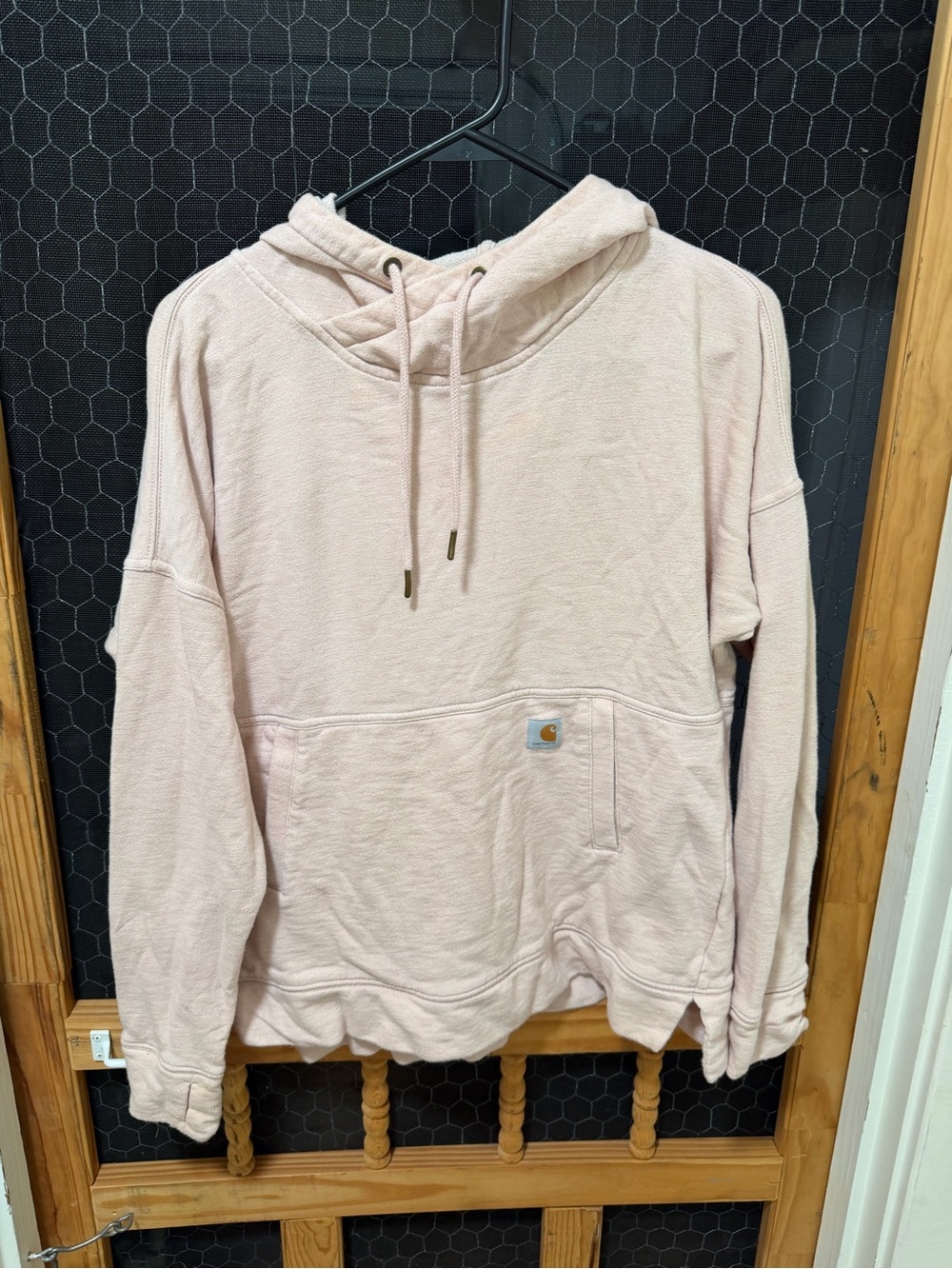 Carhartt Pink Hooded Pullover Sweatshirt